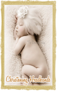 Christening Headbands Customized