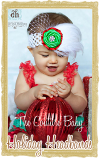 Baby, Toddler & Girl Holiday Headbands Customized