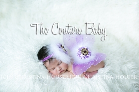 Lavender Sequins Marabou Feathers and Vintage Crystal Sequin & Flowers Butterfly Wings & Headband Photo Prop Set