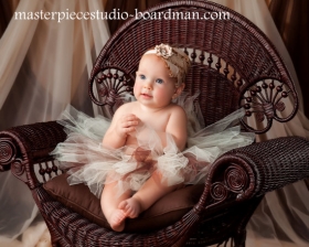 Vintage Deluxe Ivory & Brown Tutu