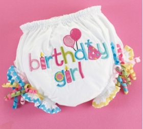 Birthday Girl Diaper Cover