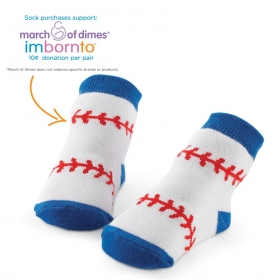 Infant baseball socks