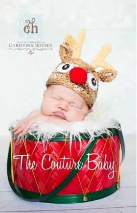 Little Reindeer Crochet Hat