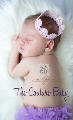 Le Petit Lavender Baby Crown