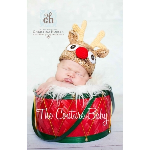Little Reindeer Crochet Hat