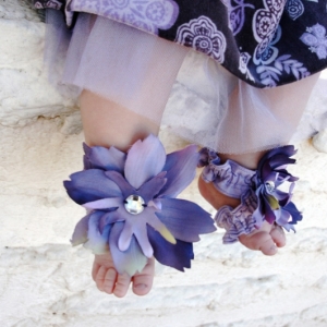 Sugar Plum Purple Toe Blooms