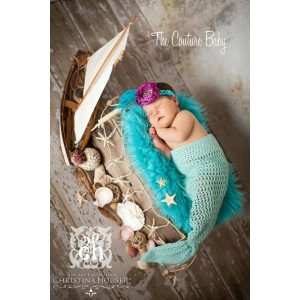 Mermaid Crochet Tail Photo Prop