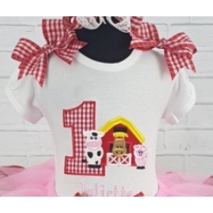 Farm Barnyard Brother & Sister Personalized Onesie Or Shirt