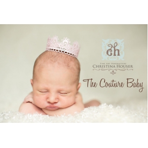 Her Majesty Vintage Pink Baby Crown