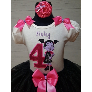 Vampirina Pink & Lavender Birthday Ribbon Tutu 3 Piece SetVampirina Pink & Lavender Birthday Ribbon Tutu 3 Piece Set