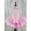 Pink & White Lace Personalized Birthday Princess Ribbon & Lace Tutu 3 Piece Set