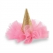 Glitter Party Hat Clip Gold & Hot Pink