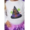 Witches Hat Personalized Sparkle Shirt