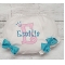 Cotton Candy Pink & Blue Personalized Diaper Cover Bloomers