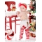 Christmas Sweet Lollipop Personalized Diaper Cover