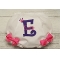 Pink & Purple Birthday Crown Applique Personalized Diaper Cover Infant Toddler Bloomers
